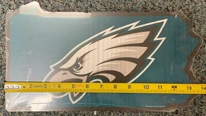 PHILADELPHIA EAGLES STATE SHAPE WOOD SIGN NEW WINCRAFT 🦅 - Picture 1 of 2