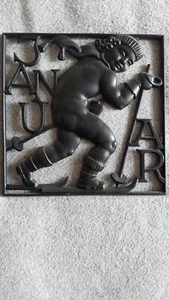 Antiquitäten Kunst Antike Originale vor 1940, Lauchhammer Gußeisen,Jugendstil, - Bild 1 von 2