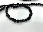 Black Onyx Coin Faceted 5.5-6 mm Gemstone Beads 12.5 Inch
