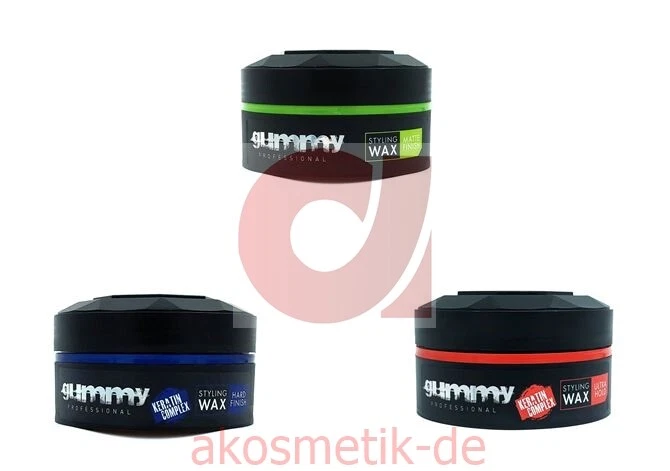 (31€/1L) 3er MIX Fonex Gummy Haarwax Matte / Ultra Hold / Hard Finish je 150ml - Bild 1 von 1