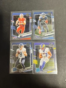 2023 Clearly Donruss Football #1-100 Vets & Rookies - Picture 1 of 45
