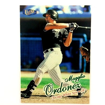 Magglio Ordonez 1998 Fleer Ultra Rookie Card #380 Chicago White Sox Tigers - Image 1 of 2