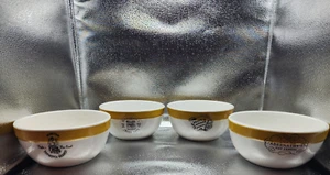 Williams-Sonoma Breakfast Bowl Soup/Cereal/Salad Yellow Rim - Picture 1 of 24