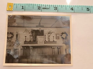 Inside of a Church 1946 Christmas Day Japan Photo - Picture 1 of 3