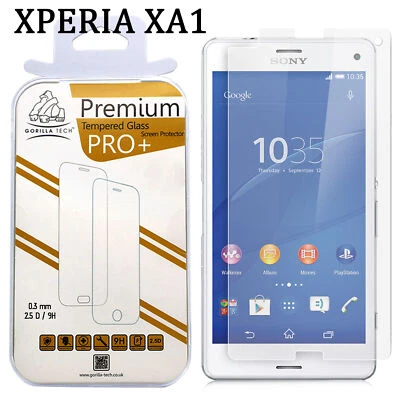 Sony Xperia XA1 Genuine Premium Gorilla Tempered Glass Shield Screen Protector - Image 1 of 4