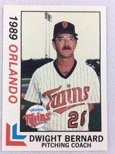1989 Orlando Twins-Southern League-BEST Baseball Card-Dwight Bernard