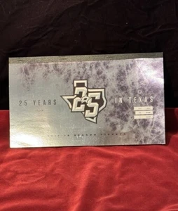 Libro biglietti stagione completo Dallas Stars 25 anni in Texas 2017-2018 NHL Hockey - Foto 1 di 16