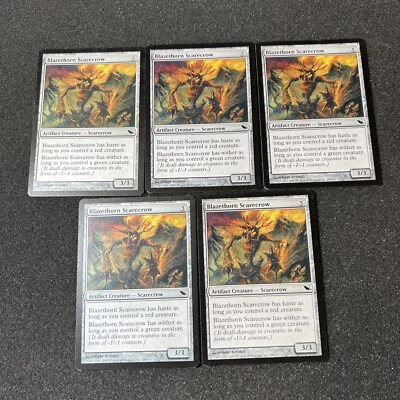 Blazethorn Scarecrow Magic The Gathering Mtg Artifact Shadowmoor Card 5 - Image 1 of 4