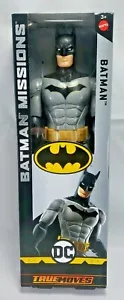 "Batman Missions True Moves 12" Batman~ Figura Negra Gris ~ DC ~ Mattel ~**NUEVO** - Imagen 1 de 4