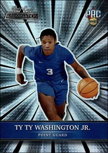 2021-22 Wild Card Alumination #ABC-74 TyTy Washington Rookie Kentucky Wildcats - Foto 1 di 2