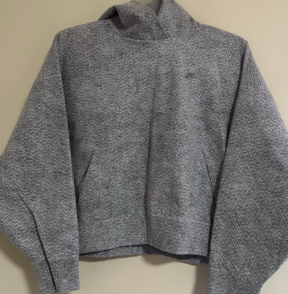 NIKE FORWARD THERMA-FIT ADV TECH PACK HOODIE DR0402-077 WOMENS L GRAY