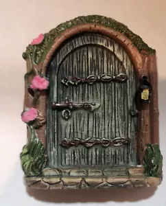 Miniature GNOME FAIRY HOUSE DOOR ☆FREE SHIPPING☆RESIN☆NEW DESIGN - Picture 1 of 2