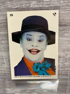 1989 Batman The Movie Stickers #29 THE JOKER - Picture 1 of 2