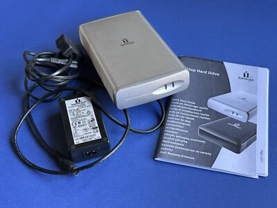 Iomega External Hard Drive LDHD300-U Silver USB 2.0 + 12V AC-DC Power Supply - Image 1 of 4