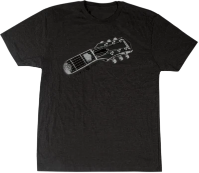 Gretsch Guitars Headstock Graphic Gray T-Shirt - Mens Size Medium #9226437506 - Image 1 of 3