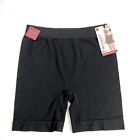 Skinnygirl Smoothers & Shapers Seamless Slip Shorts Size M Black