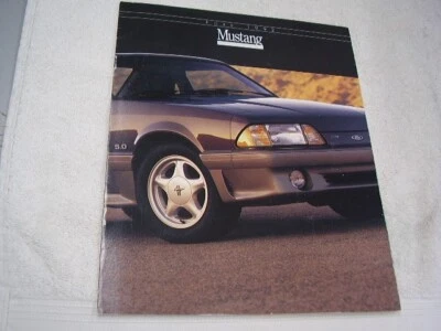 Ford Mustang 1992 folleto original franqueo gratuito Foto 1 de 4