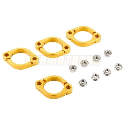 Bridas de abrazaderas divididas para cabezal de escape para Kawasaki EN500 Vulcan 500 1990-2009 Foto 1 de 4