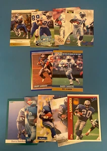 Lote de tarjetas de fútbol americano Barry Sanders (11) HOF Detroit Lions (S600) - Imagen 1 de 5