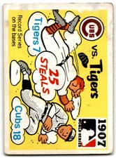 1968 CUBS VS. TIGERS 1907 WORLD SERIES 1907 WORLD SERIES CHICAGO CUBS #5