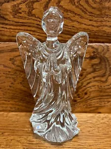 Waterford Crystal Guardian Angel Praying Figurine 6” Nativity Sculpture - Picture 1 of 9