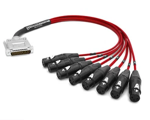 Apogee DA16x Premium Mogami 3162 Digital DB25 | Neutrik Gold XLR-F Red 90 ft. - Picture 1 of 1