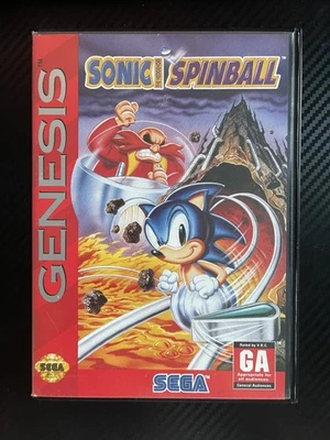 Sonic The Hedgehog Spinball  (SEGA Genesis) Complete W/ Manual CIB - Image 1 of 4