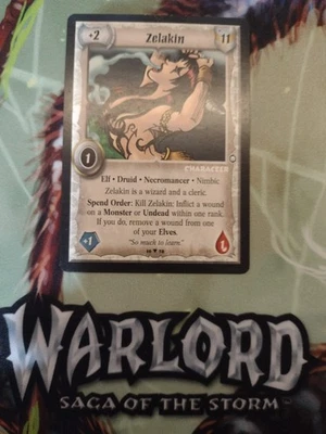 Warlord Saga of the Storm - Promo Elfo Zelakin - Destino Robado - Antiguos Foto 1 de 2