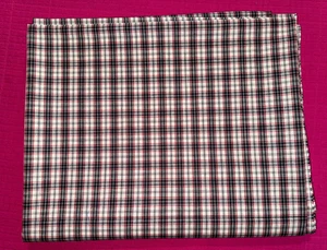 Tissu ancien beau coton écossais larg 160 cm x H 360 cm C882 - Imagen 1 de 5