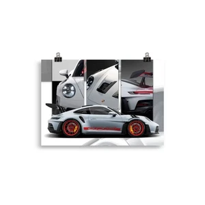 Poster Porsche GT3 RS - Eleganza e Potenza su Carta - Bild 1 von 1