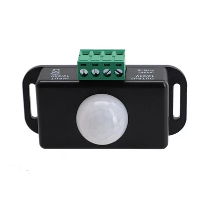 Interruttore per Luce LED Automatico con Sensore di Movimento Infrarossi PIR 12V - Immagine 1 di 4