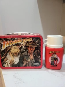 Fiambrera metálica con termo Indiana Jones & The Temple of Doom 1984 de colección - Imagen 1 de 19