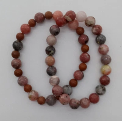 NUEVO, JUEGO DE 2 PULSERAS LEPIDOLITA 8MM, COMPRA 2 OBTÉN 1 GRATIS Foto 1 de 4