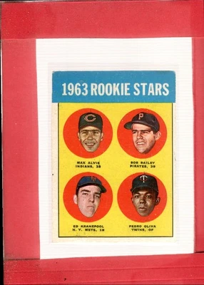 1963 Topps #228 Max Alvis/Bob Bailey/Ed Kranepool/Tony Oliva VG/EX Very ID:71196 - Image 1 of 2