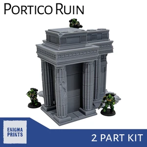 Portico Ruin – Palimptra 28mm 3D Printed Imperial Terrain - Picture 1 of 8