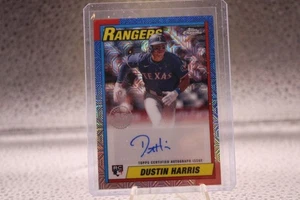 2025 Topps Serie 2 Dustin Harris RC Paquete Plata Mojo Refractor Automático - Imagen 1 de 2