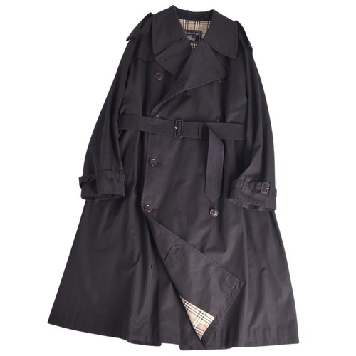 Trench cappotto Burberry vintage Burberrys manica unica 100% cotone check usato0