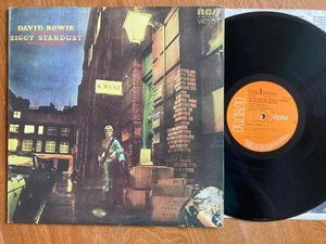 DAVID BOWIE Rise & Fall Of Ziggy Stardust RARE UK GROOVED LABEL PRESS 1st Matrix - Picture 1 of 10