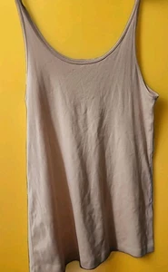 EILEEN FISHER Tank Top Large Bio Baumwolle weich Neu Cr60 TOP TOP - Bild 1 von 5