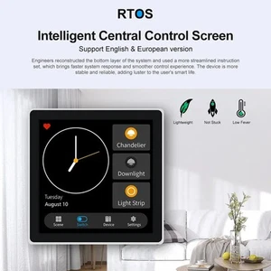 Lichter LCD Touchscreen Funktioniert Luftfeuchtigkeit Auto Lichtsensor Echtzeit - Bild 1 von 12
