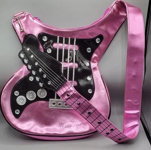 Borsa a tracolla Disney Hannah Montana rosa metallizzato per chitarra B25 - Foto 1 di 5