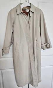 Vintage ETIENNE AIGNER Womens Full Length Trench Coat SIZE 12 - Regular RN35148 - Picture 1 of 20