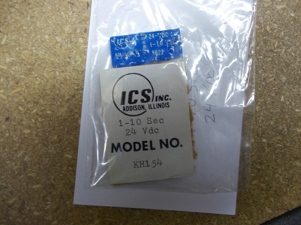 ICS Inc. KH154 1-10 Sec 24 VDC Nuevo Stock Antiguo Foto 1 de 1