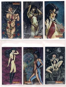 Vampirella 1995 Galería Cromo Mujer Fatales Chase Set 6 - Muy Raro - Imagen 1 de 2