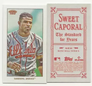 2022 Topps T-206 Wave 1 ~ DEION SANDERS Sweet Caporal Back PR /38 Braves - Picture 1 of 1