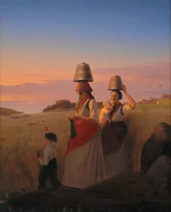 Jorgen Sonne: "Scena rurale" (1848) — Stampa d'arte Giclée - Foto 1 di 7