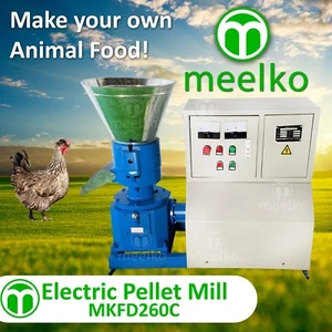 PELLET MILL 15kw 4MM DIE 3 PHASE (chicken) - MKFD260C - Picture 1 of 7
