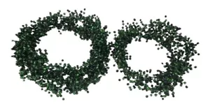 VTG Pottery Barn Pepperberry Garland Mint Green Glass Beads 14 Ft - 3 Strands - Picture 1 of 4