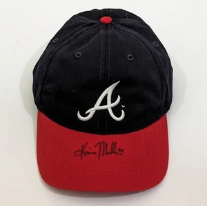 Atlanta Braves Kris Medlen Autograph MLB Baseball Souvenir Signed Player HTT Hat - Picture 1 of 8