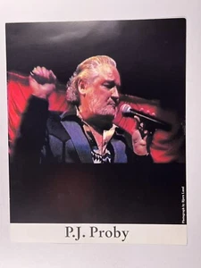 P.J. Proby Photograph Original Coloured Press Promotion 2002 - Picture 1 of 12